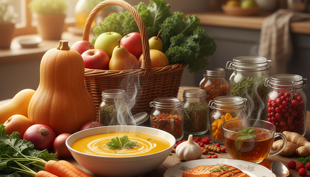 Sistema immunitario in autunno: alimentazione e cibi chiave per rafforzare le difese
